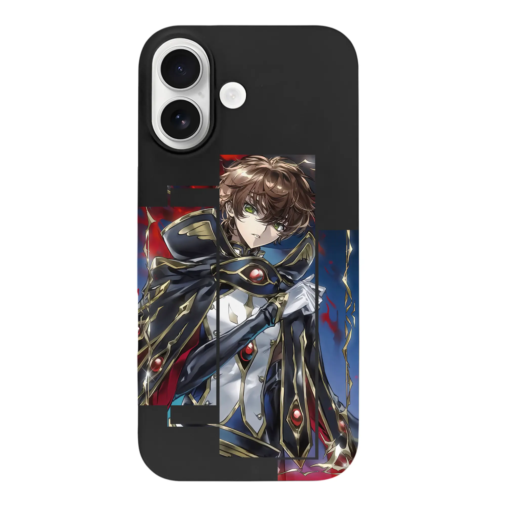 コードギアス 反逆のルルーシュ グッズ ルルーシュ・ランペルージ - iPhone 17 シリーズ シリコンケース 薄型 耐衝撃 指紋防止 ソフトタッチカバー 精密フィット 傷防止 保護ケース iPhone 17/17 Air/17 Pro/17 Pro Max 対応